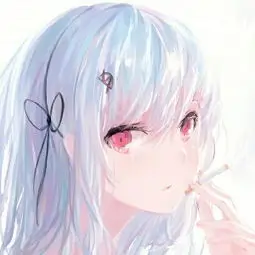 高冷动漫男生头像 白衬衫黑领带制服